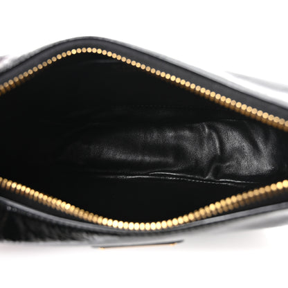 Prada Patent Naplak Arque Shoulder Bag Black 5 of 9