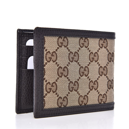 Gucci Monogram Bi-Fold Wallet Dark Brown 3 of 7