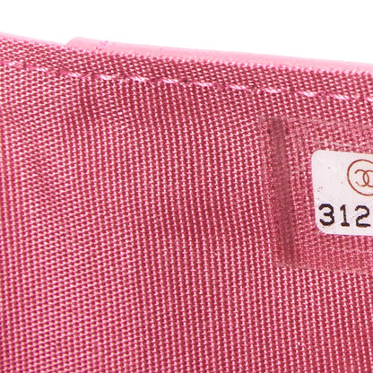 Chanel Goatskin Quilted Small Chanel 19 Flap Wallet Pink 8 of 8