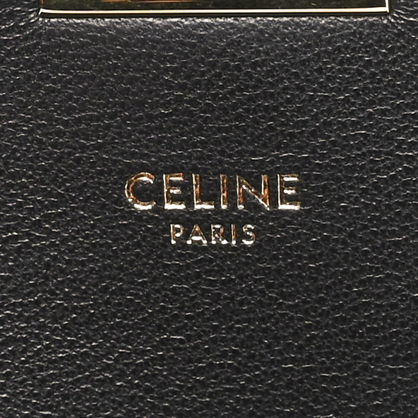 Shiny Calfskin Medium C Bag Black
