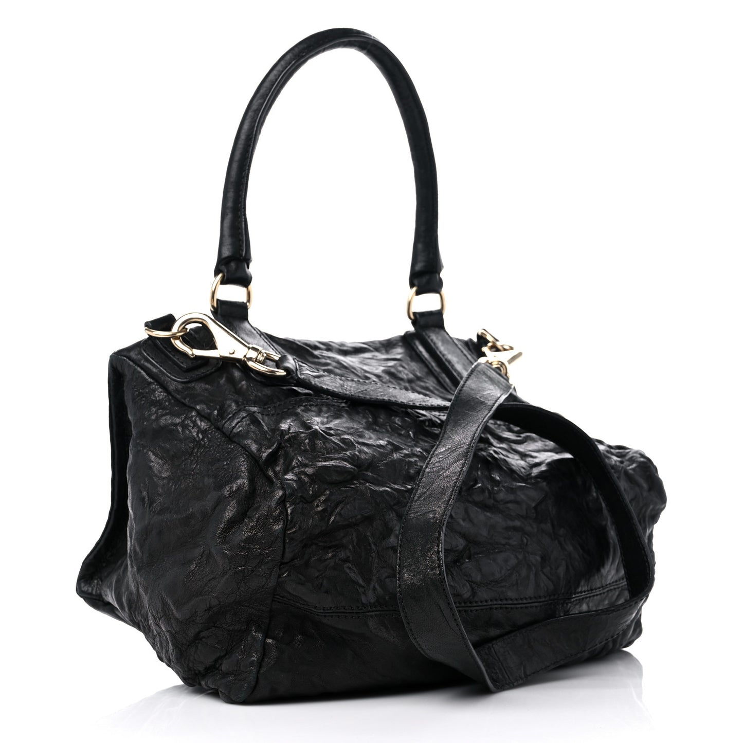 Tumbled Sheepskin Small Pandora Black