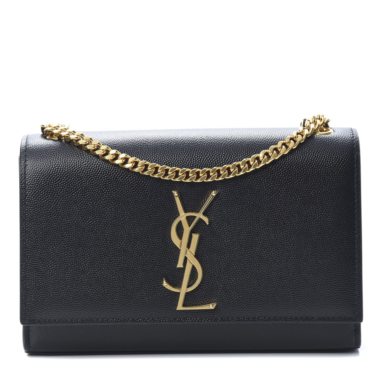 Grain De Poudre Small Monogram Kate Satchel Black