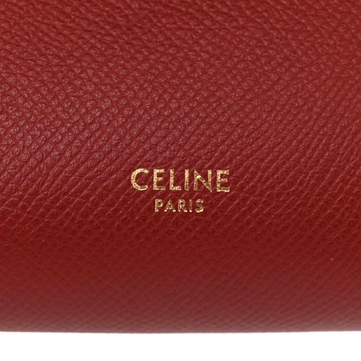 Celine Grained Calfskin Nano Belt Bag Ruby 6 of 10