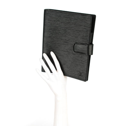 Louis Vuitton Epi Large Ring Agenda Black 2 of 7
