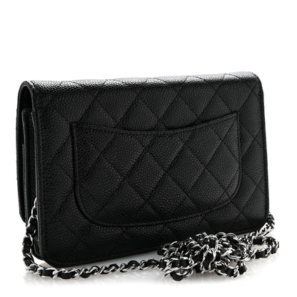 Chanel Caviar Quilted Wallet On Chain WOC Black 3 of 13