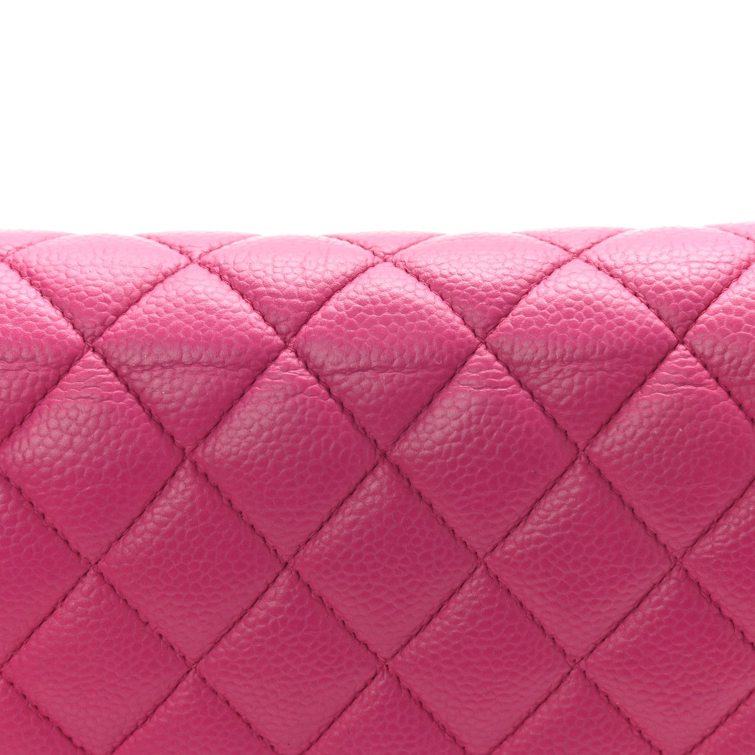 Chanel Caviar Quilted Medium Double Flap Dark Pink 13 of 14