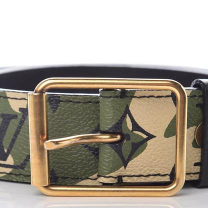 Louis Vuitton Monogramouflage Belt 90 36 6 of 9