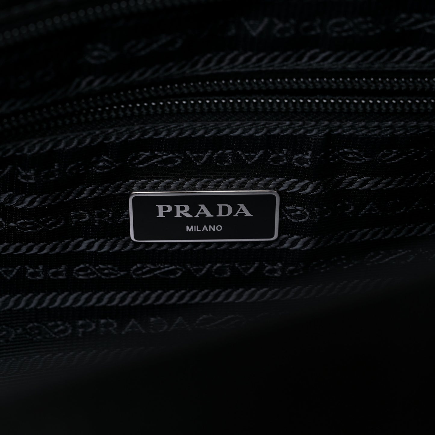 Tessuto Nylon Saffiano Tote Black