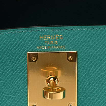 Hermes Epsom Kelly Sellier 28 Vert Verone 6 of 11