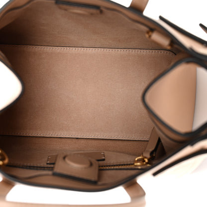 Valentino Garavani Calfskin Vlogo Small Antibes Tote Rose Sand 5 of 9