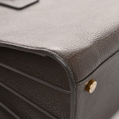 Saint Laurent Grained Calfskin Small Sac De Jour Fog 9 of 18