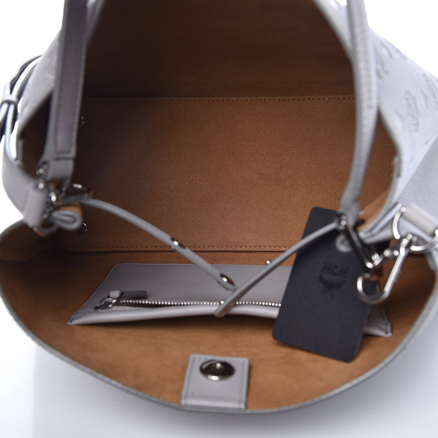 Calfskin Ottomar Monogram Sarah Convertible Hobo Dove