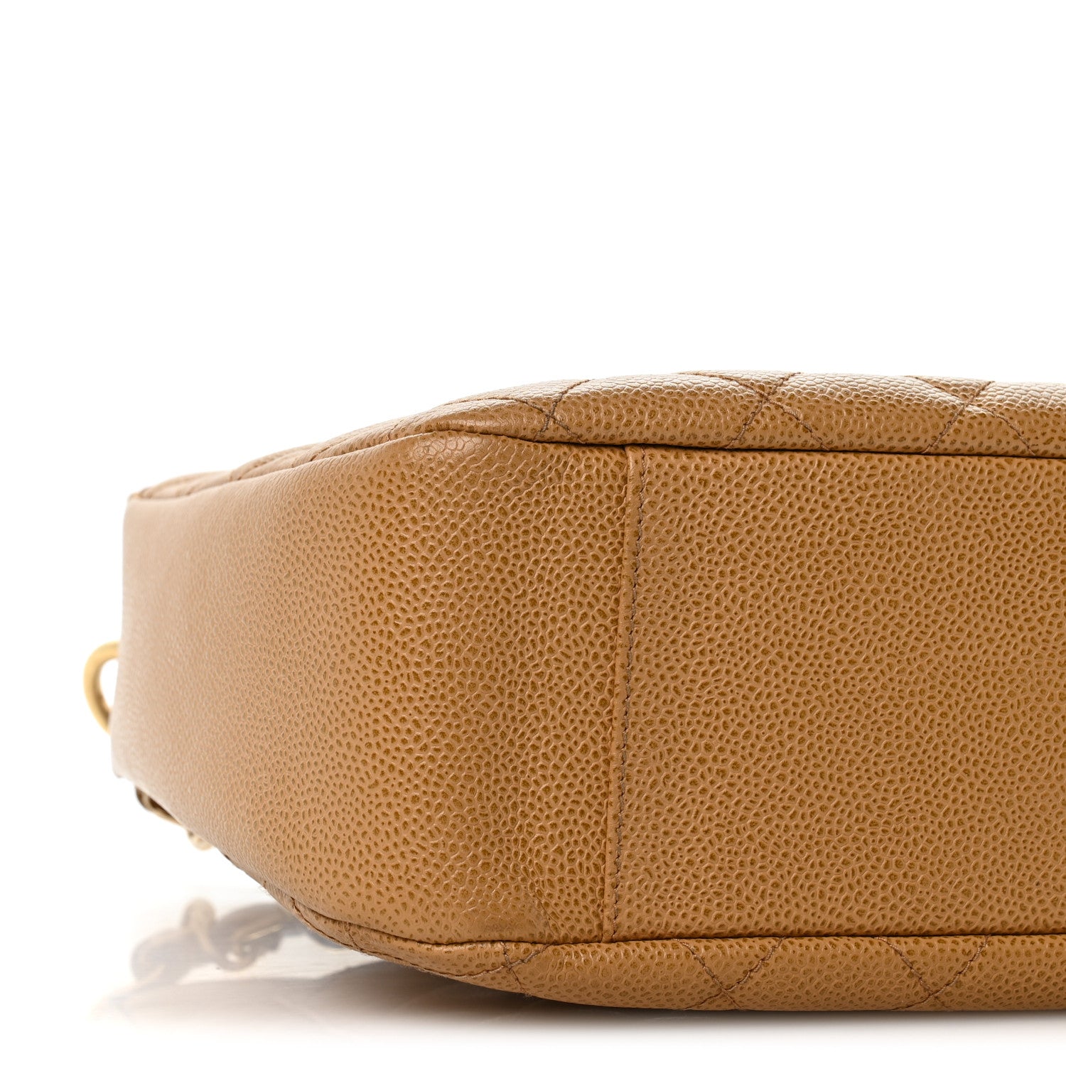 Chanel Caviar Quilted Timeless CC Shoulder Bag Beige 9 of 14