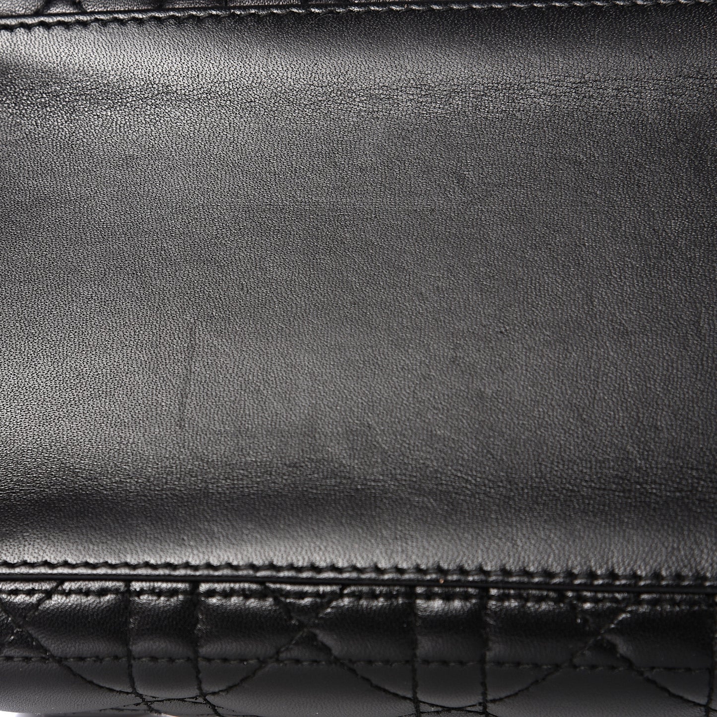 Lambskin Cannage Medium Lady Dior Black