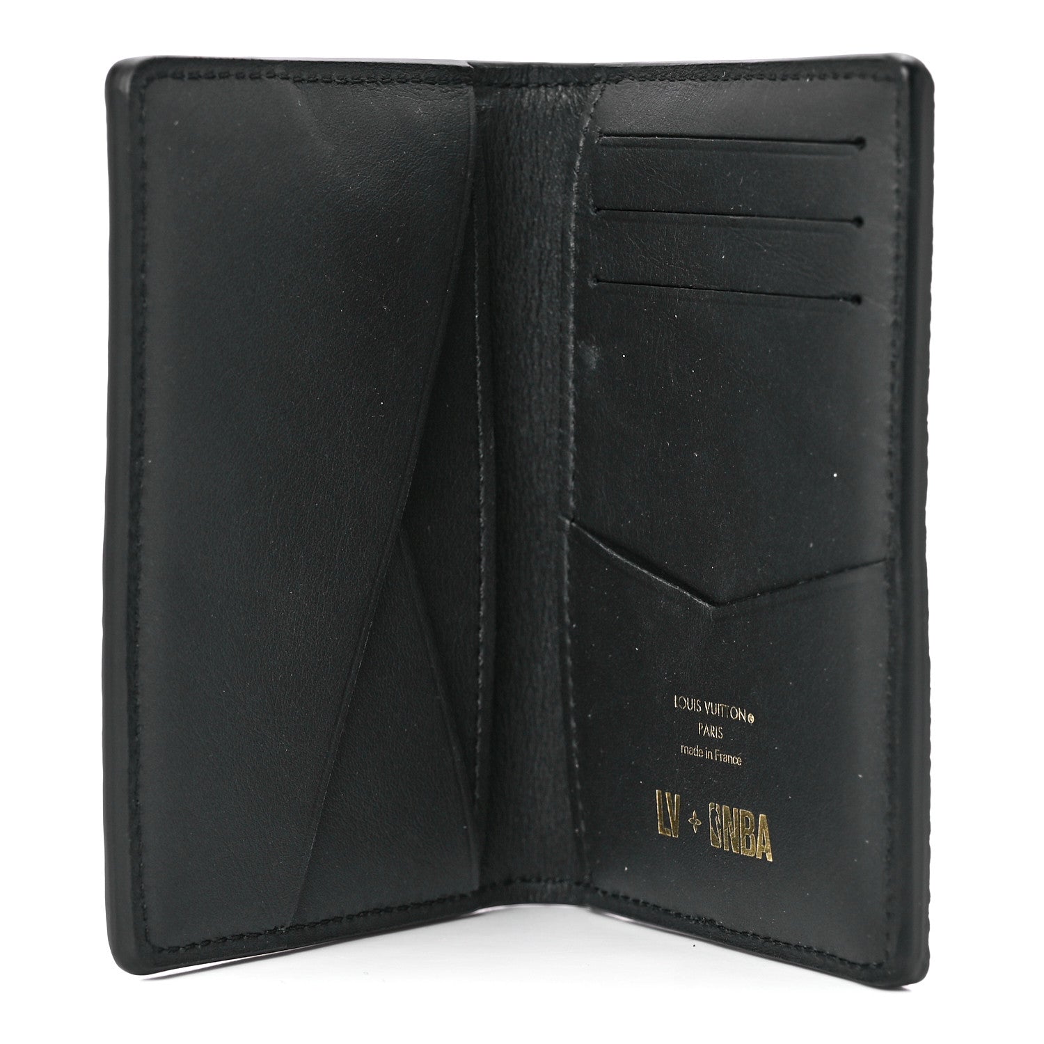 Louis Vuitton X NBA Grained Calfskin Monogram Pocket Organizer Black 5 of 13