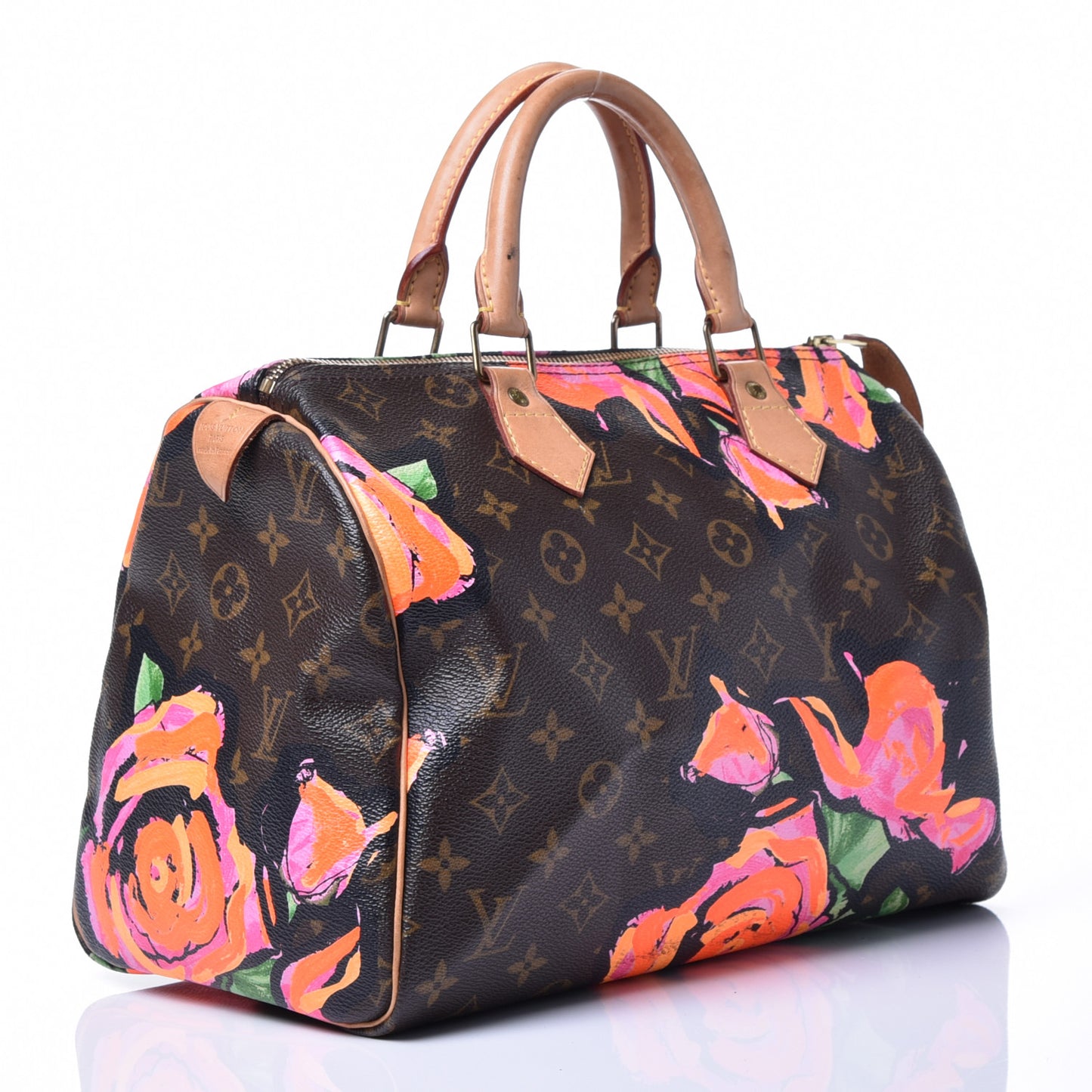 Monogram Roses Speedy 30