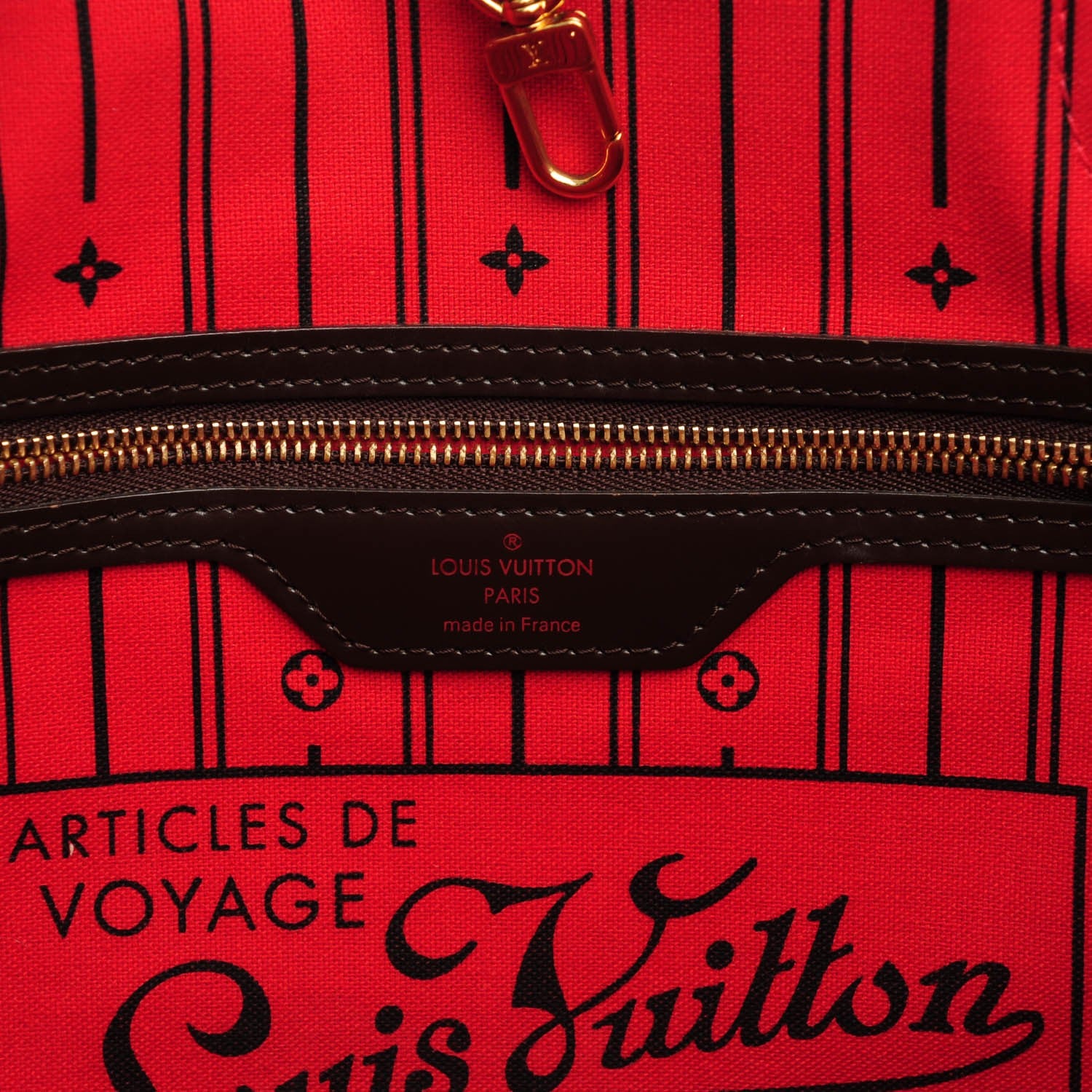 Louis Vuitton Damier Ebene Neverfull MM 6 of 7