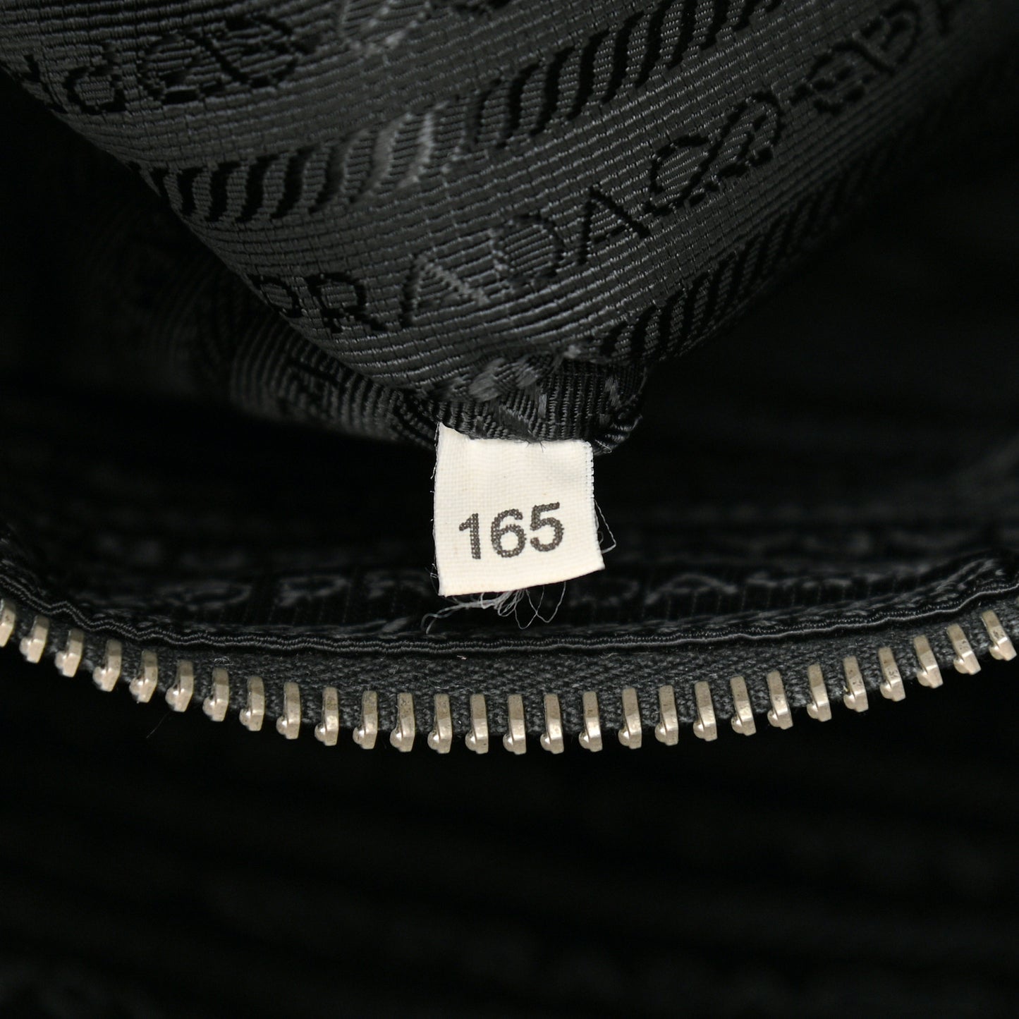 Tessuto Nylon Saffiano Tote Black