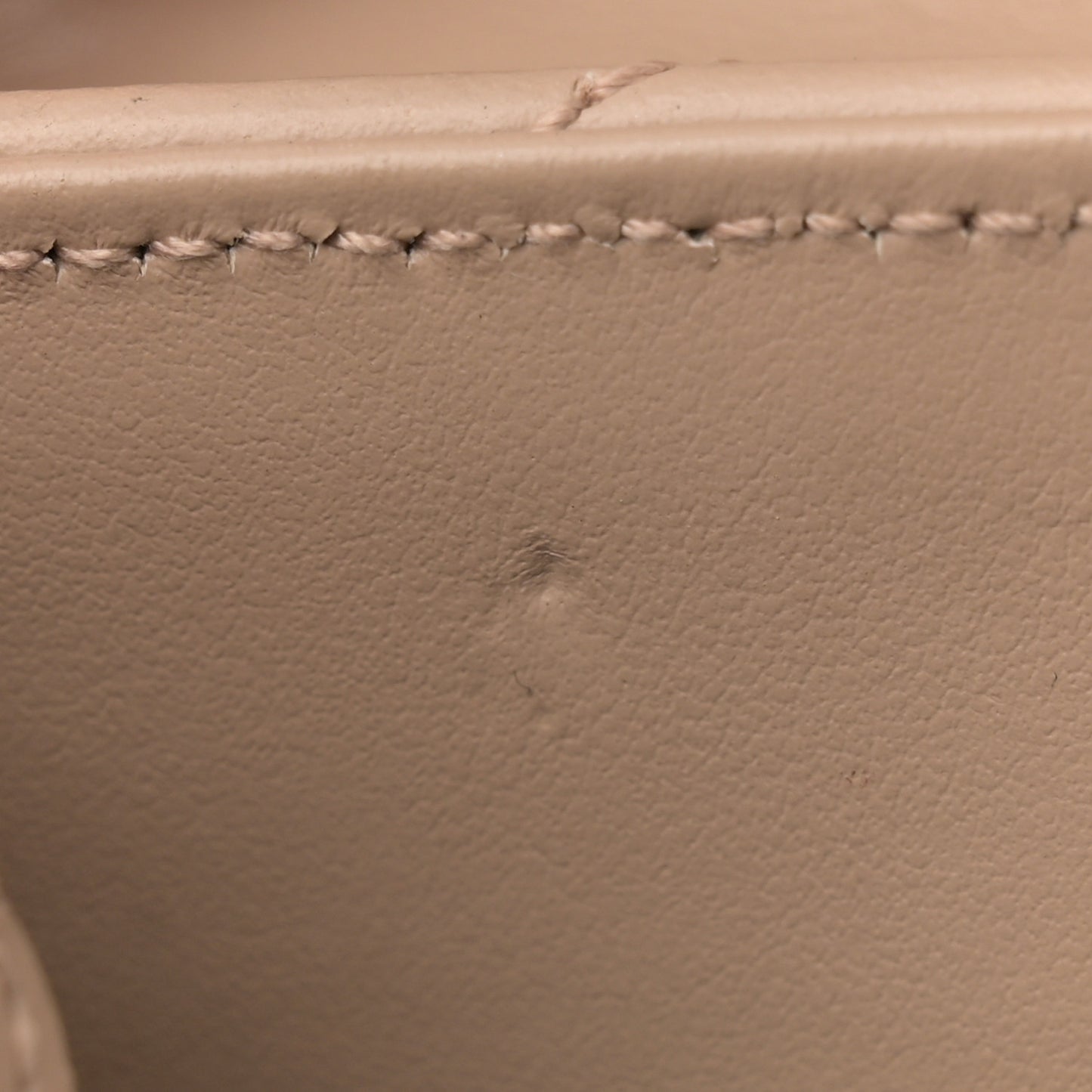 Calfskin Y Quilted Monogram Small Loulou Chain Satchel Dark Beige