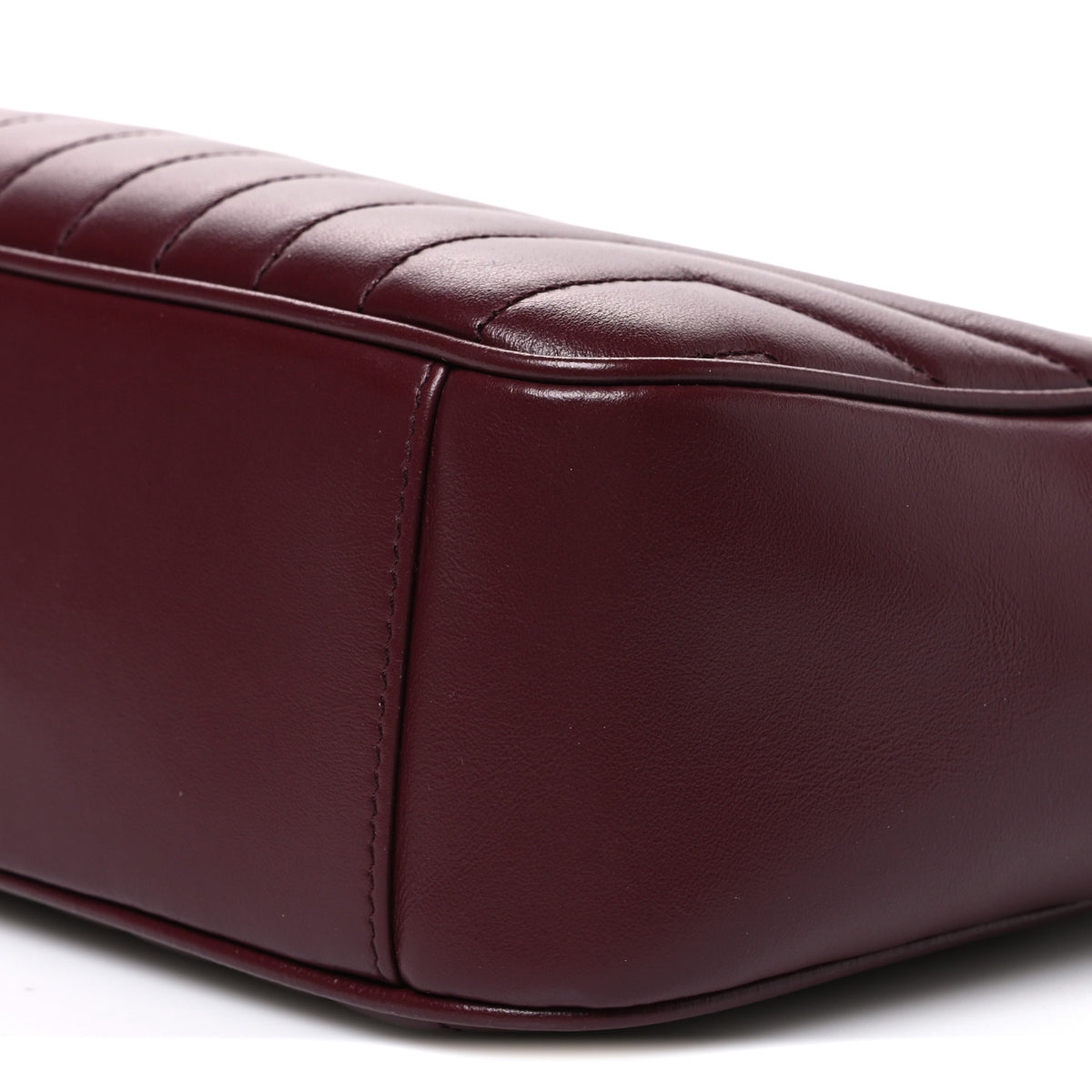 Saint Laurent Calfskin Matelasse Joan Camera Bag Rouge Legion 9 of 9
