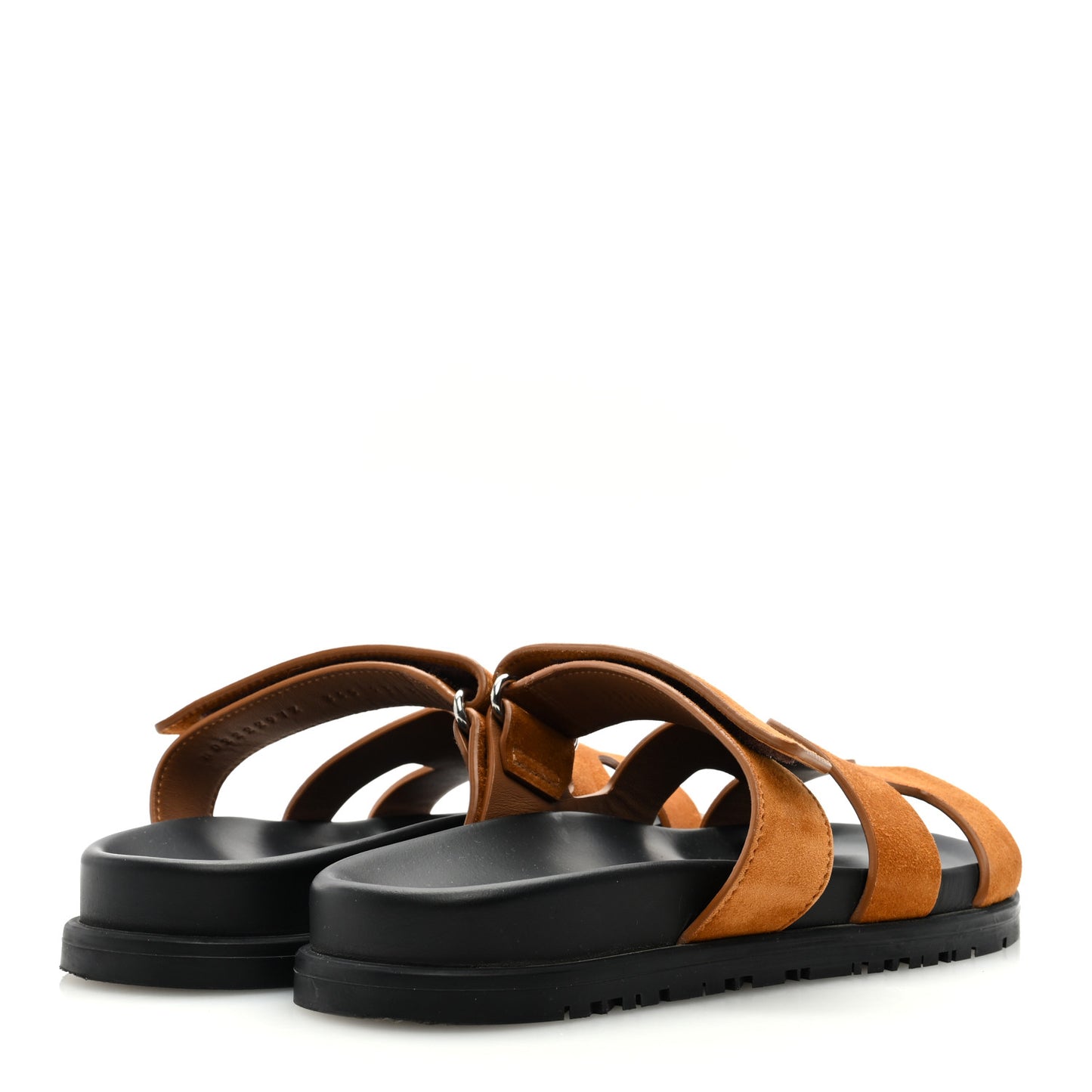 Suede Goatskin Womens Chypre Sandals 36.5 Naturel