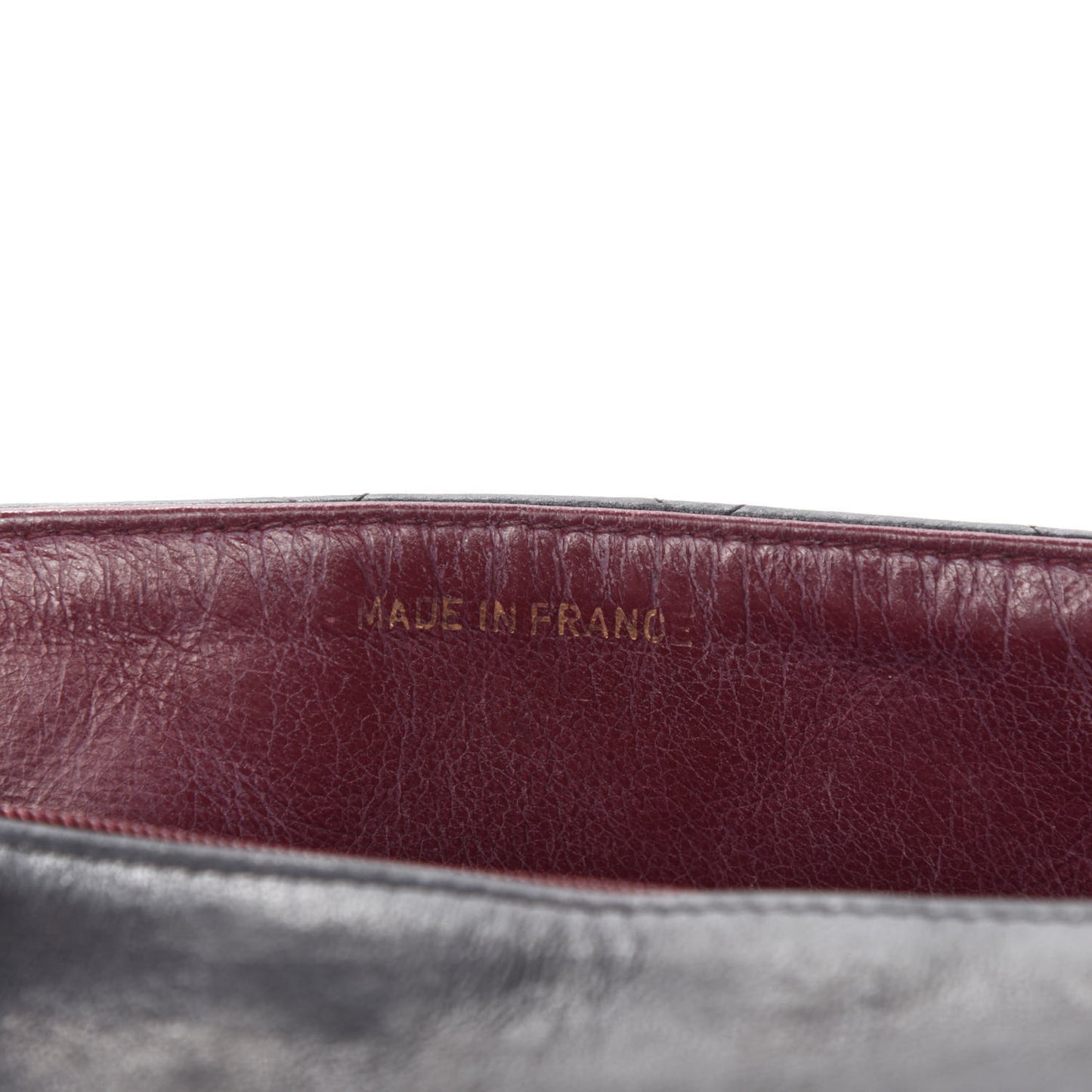 Lambskin Quilted Mini Square Flap Black