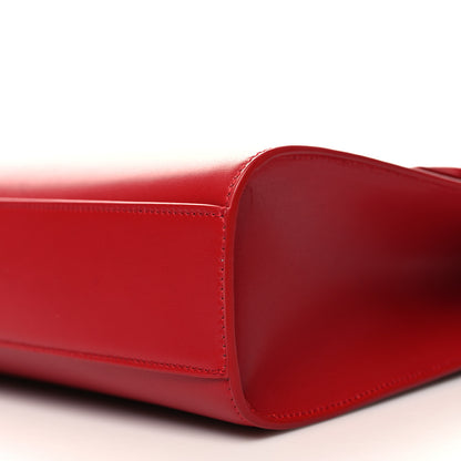 Saint Laurent Smooth Calfskin Manhattan Shoulder Bag Rouge Eros 10 of 10