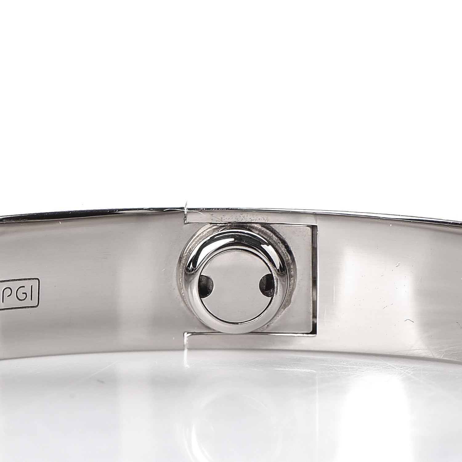 Cartier 18K White Gold LOVE Bracelet 16 5 of 7