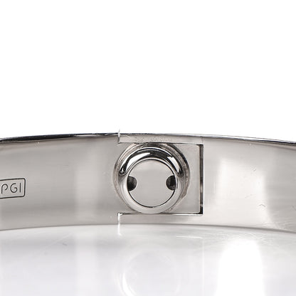 Cartier 18K White Gold LOVE Bracelet 16 5 of 7