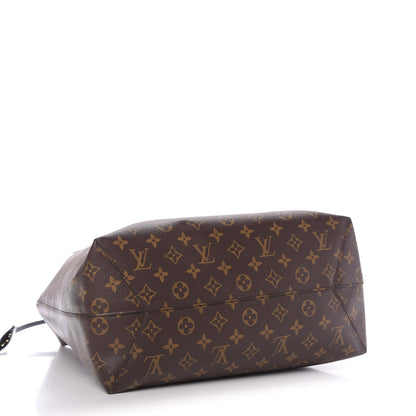 Louis Vuitton Monogram Flower Hobo Black 4 of 14