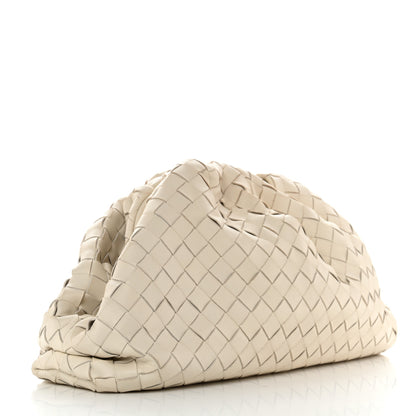 Bottega Veneta Nappa Maxi Intrecciato The Pouch Oversized Clutch Plaster 3 of 12