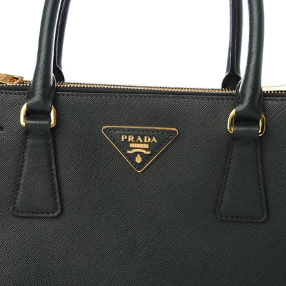 Prada Saffiano Medium Galleria Double Zip Tote Smeraldo 9 of 9