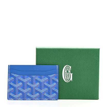 Goyard Goyardine Saint Sulpice Card Holder Sky Blue 7 of 7