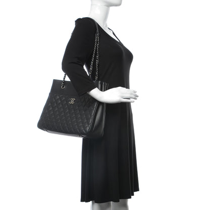 Chanel Caviar Quilted Urban Companion Shopping Tote Black 2 of 14