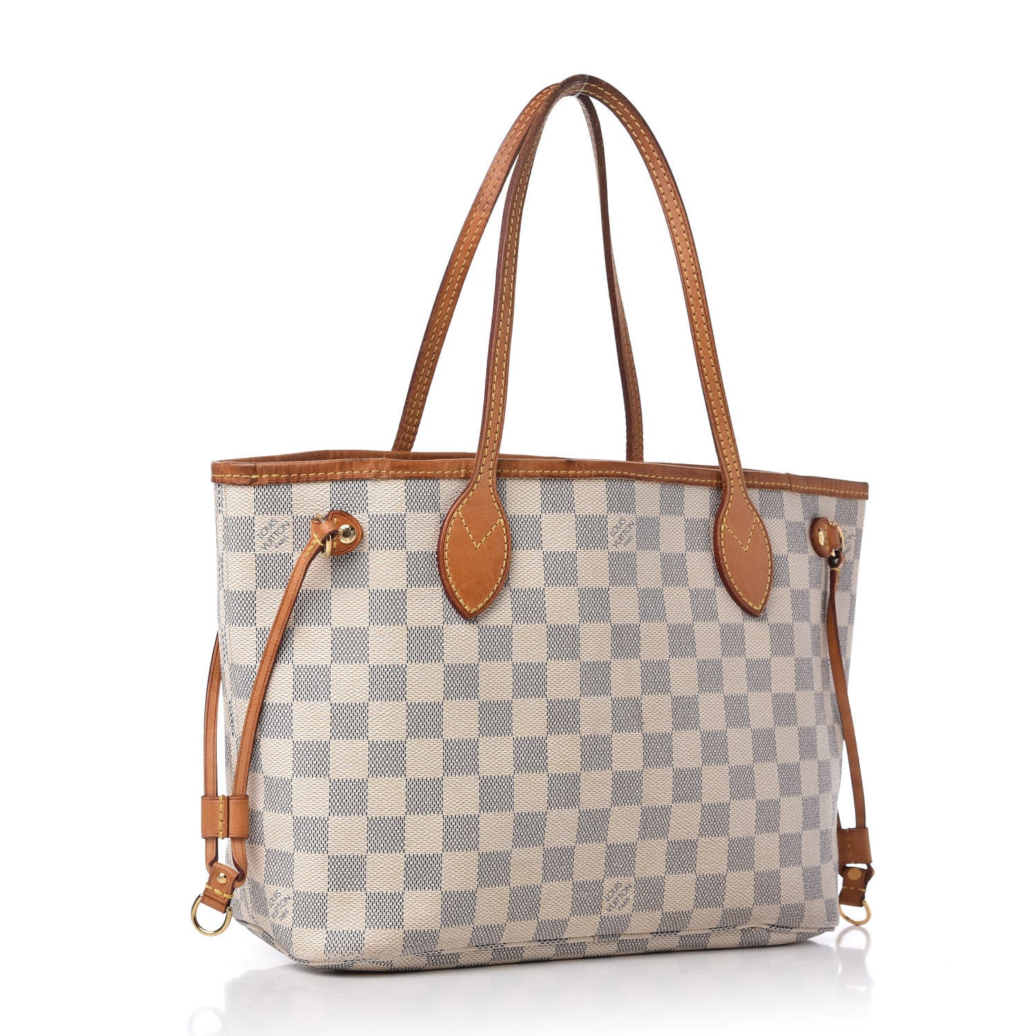 Louis Vuitton Damier Azur Neverfull PM 3 of 10