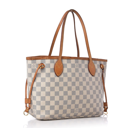 Louis Vuitton Damier Azur Neverfull PM 3 of 10