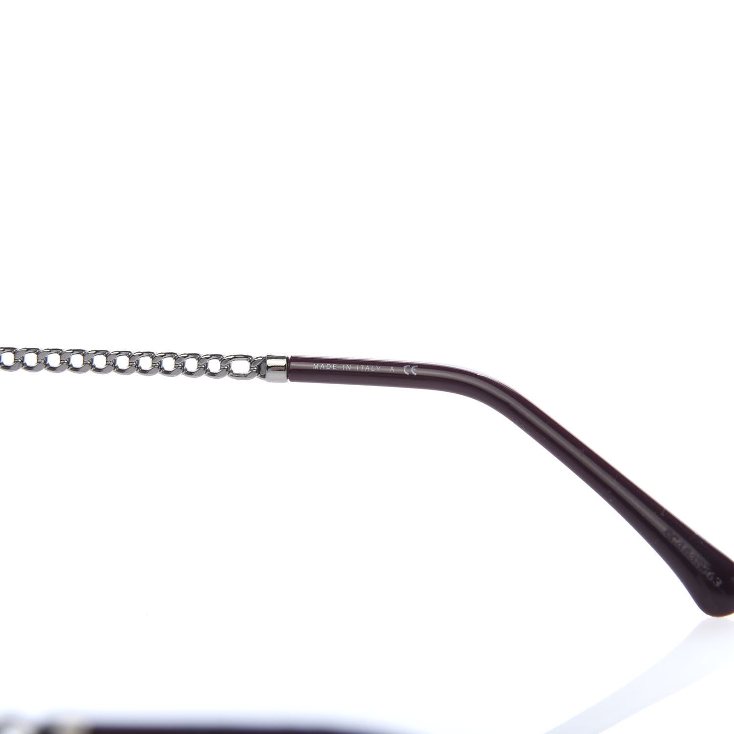 Chanel Round Removable Triple Hanging Chain Sunglasses 4245 Pink Silver 6 of 7