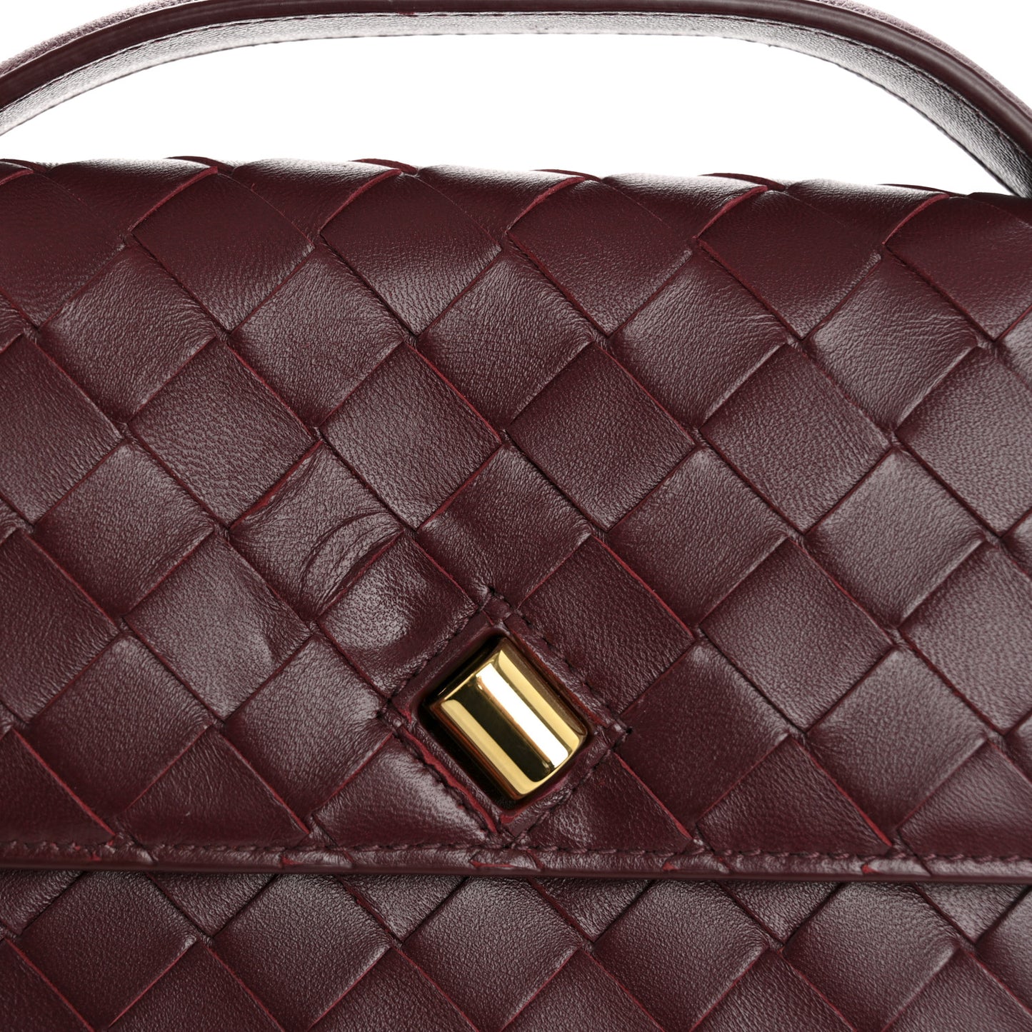 Nappa Intrecciato Long Andiamo Top Handle Clutch Barolo