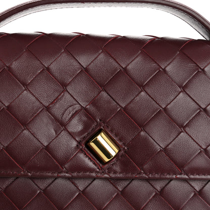 Bottega Veneta Nappa Intrecciato Long Andiamo Top Handle Clutch Barolo 9 of 9