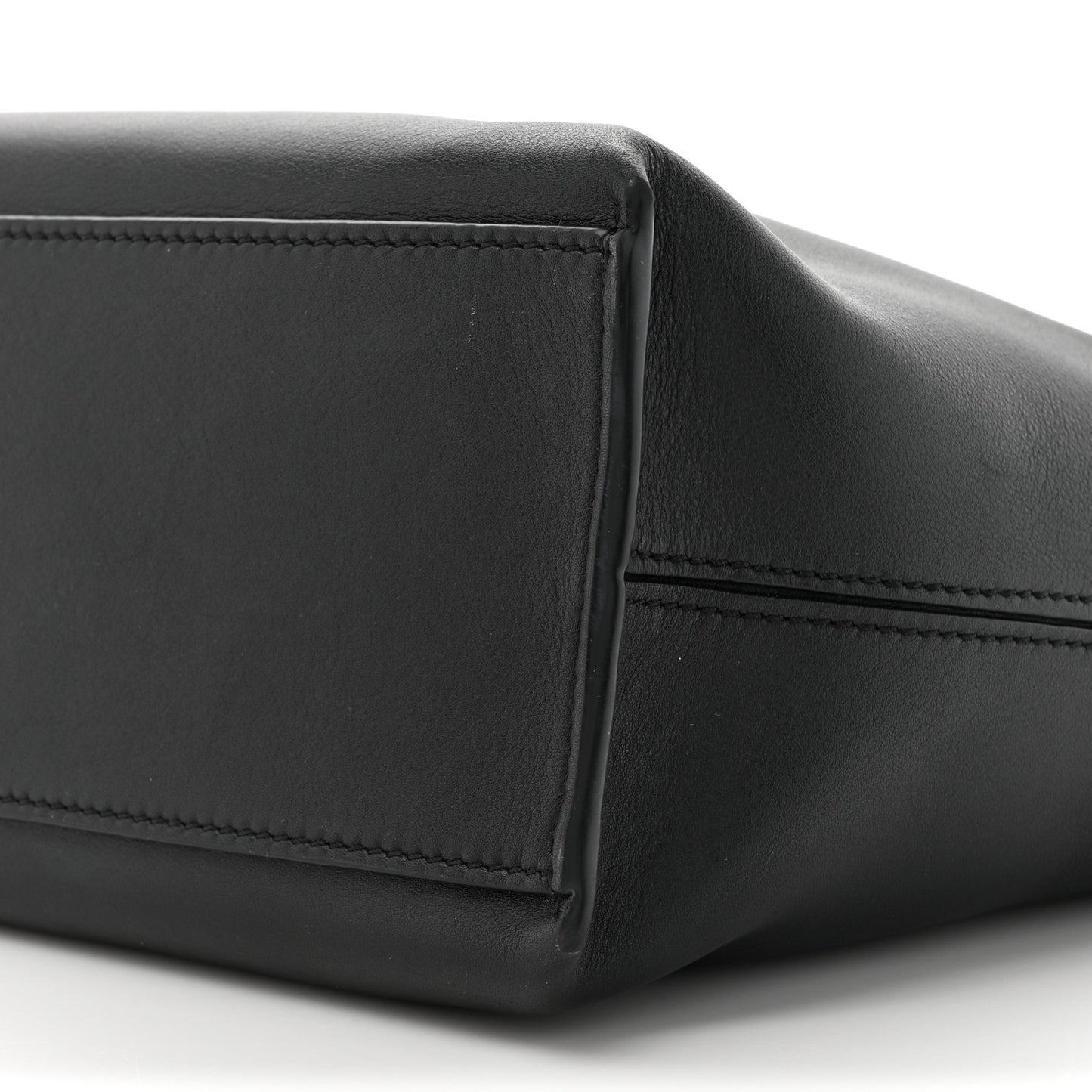 Supple Smooth Calfskin Jacquard Small Cubi Crossbody Bag Black