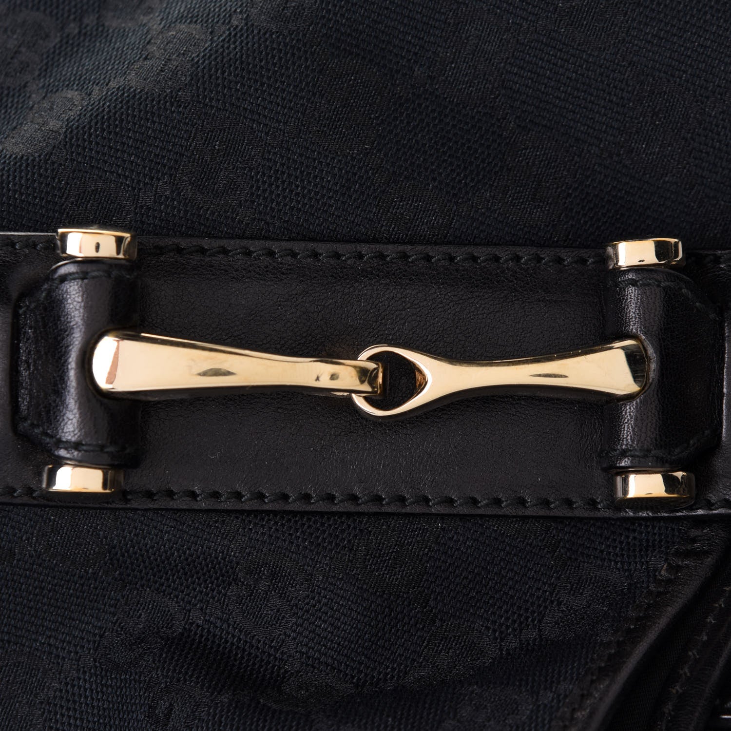 Gucci Monogram Small Pelham Shoulder Bag Black 7 of 9