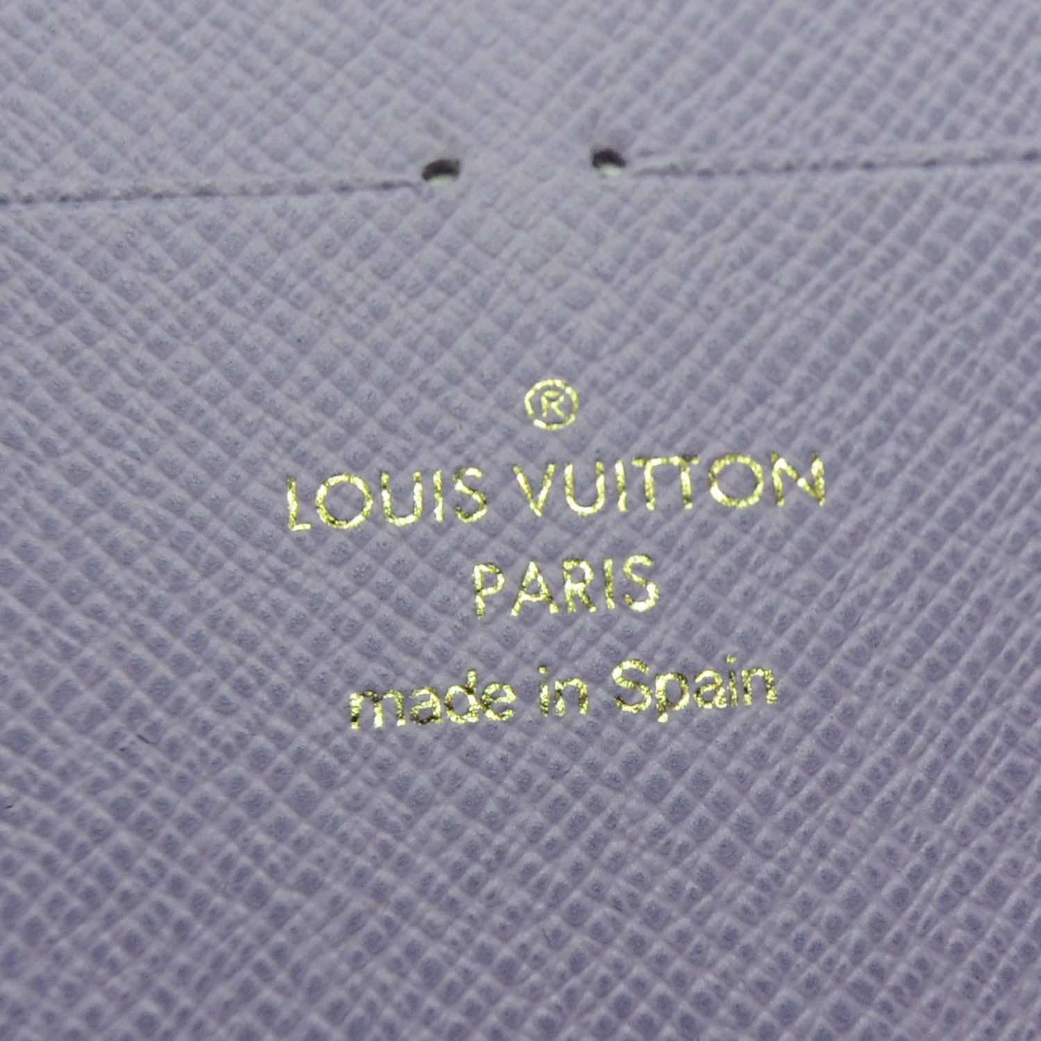 Louis Vuitton Damier Ebene Illustre Zippy Wallet Violet 8 of 11