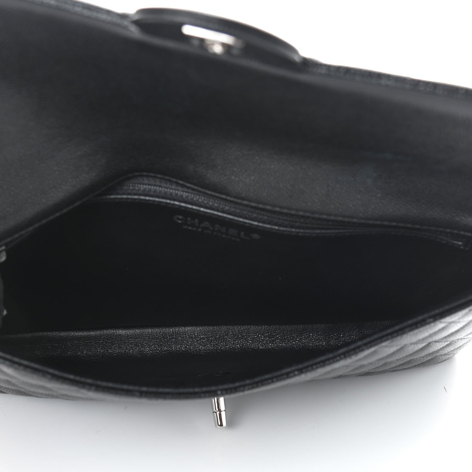 Chanel Caviar Quilted Flap Clutch Black 5 of 8