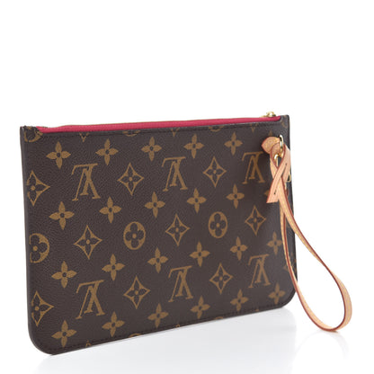 Louis Vuitton Monogram Neverfull MM GM Pochette Pivoine 3 of 8