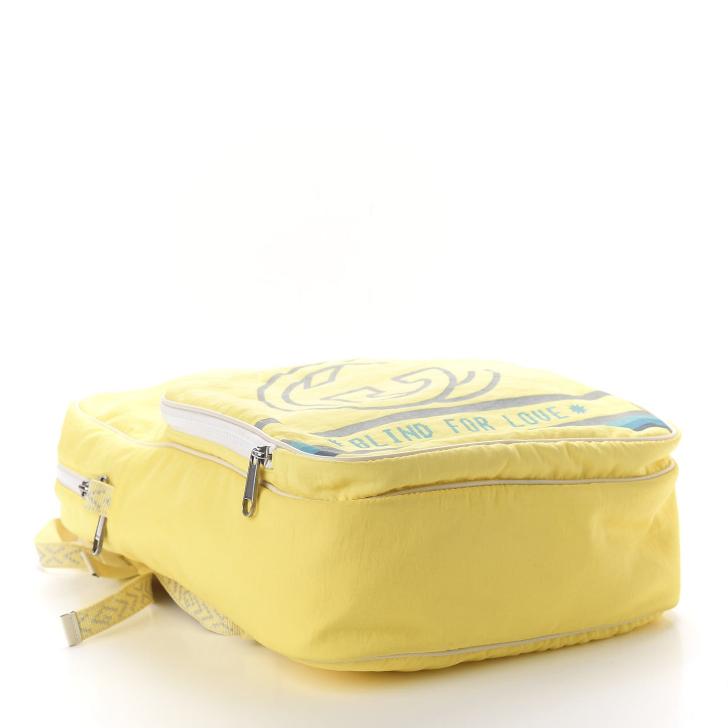 Nylon Twill Blind For Love Interlocking G Backpack Pastel Yellow Multicolor