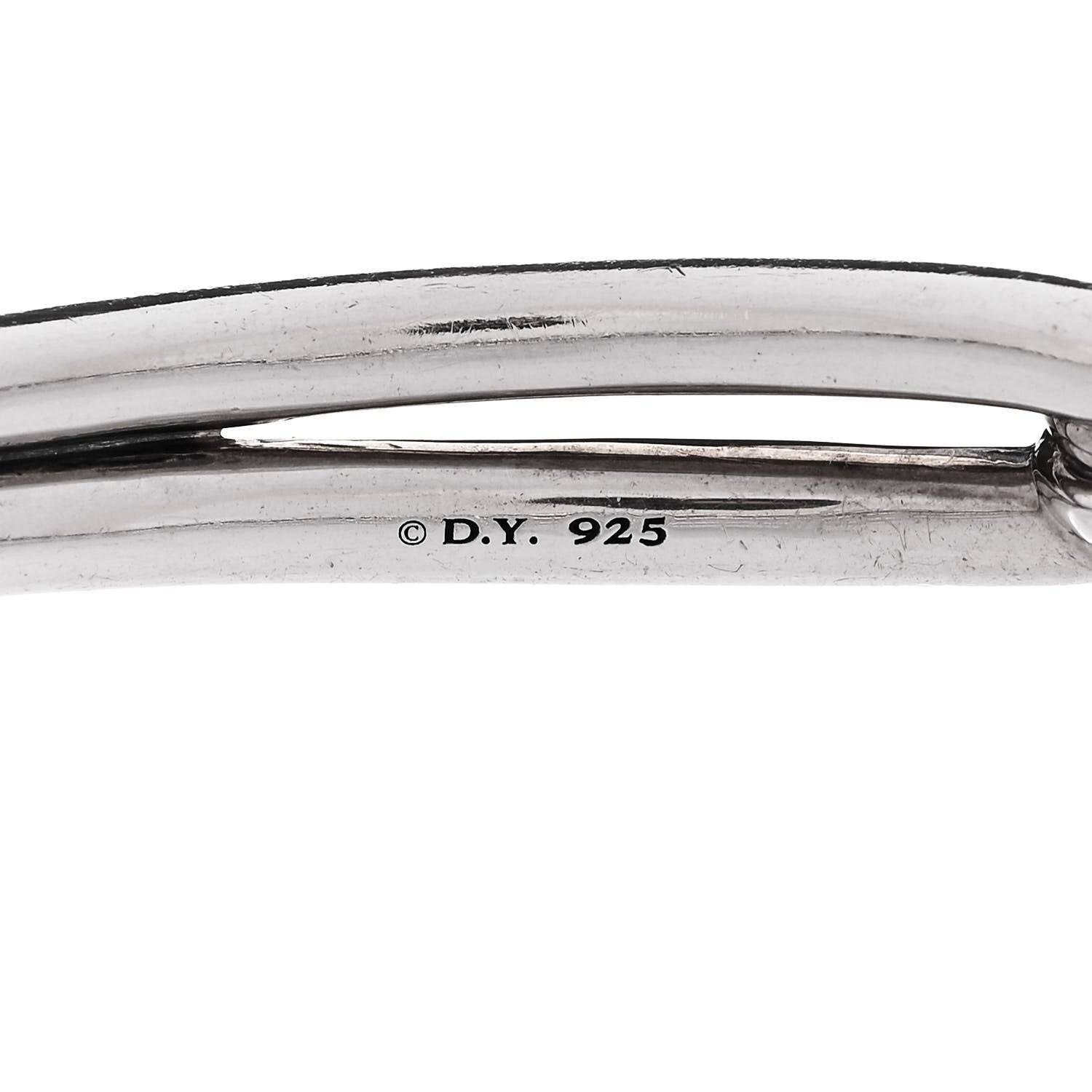 David Yurman Sterling Silver 10mm Single Loop Labyrinth Bracelet 3 of 3