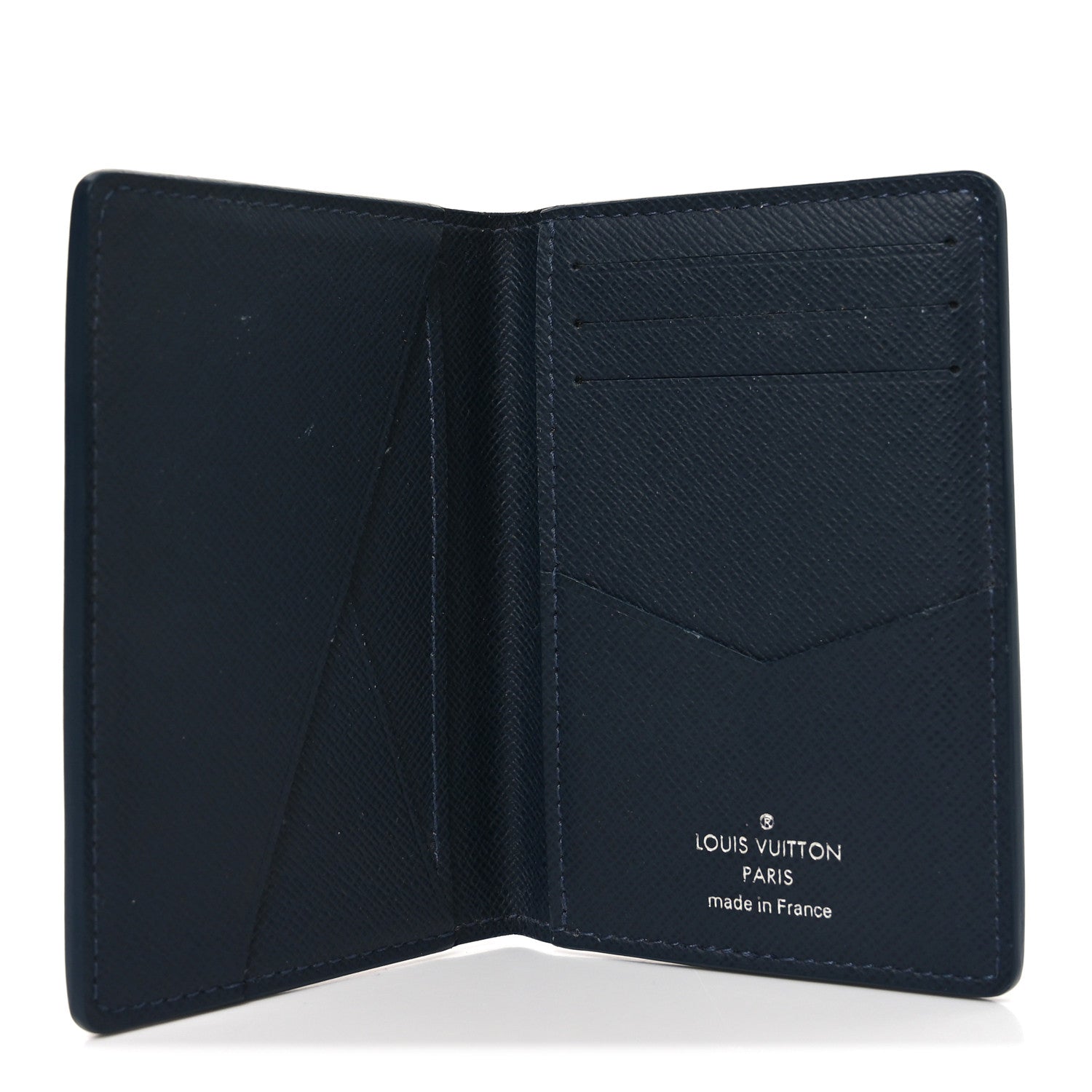 Louis Vuitton Taiga Pocket Organizer NM Blue Marine 1822729