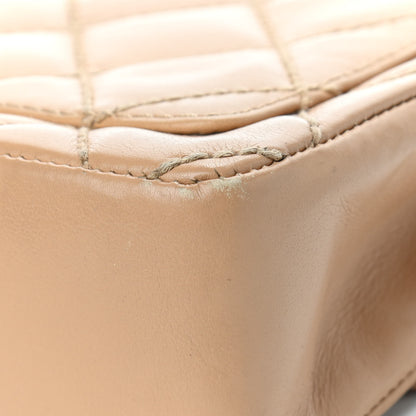 Chanel Calfskin Quilted Medium Wild Stitch Flap Beige 12 of 16