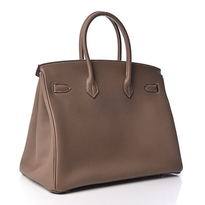 Hermes Togo Birkin 35 Etoupe 3 of 34