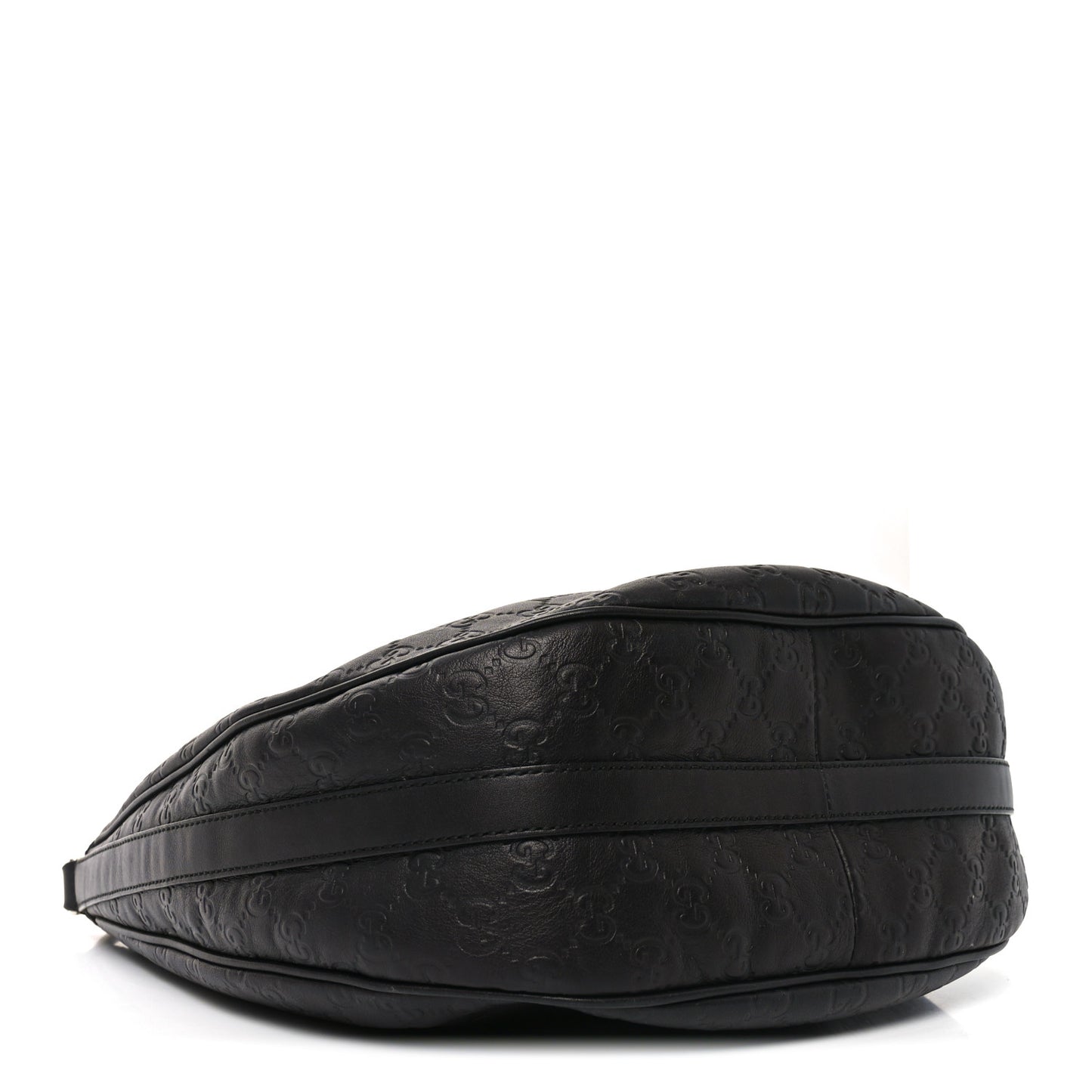 Guccissima Medium GG Twins Hobo Black